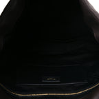 Lambskin Matelasse Monogram Large Jamie 4.3 Dark Sweet Chocolate