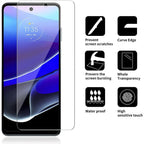 Entronix Clear Screen Protector Compatible with Moto G Stylus 2022 - 2-Piece Combo