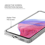 Reiko High Quality 2X Clean Pc And Tpu Bumper Case In Clear For Sansung Galaxy A53 5G