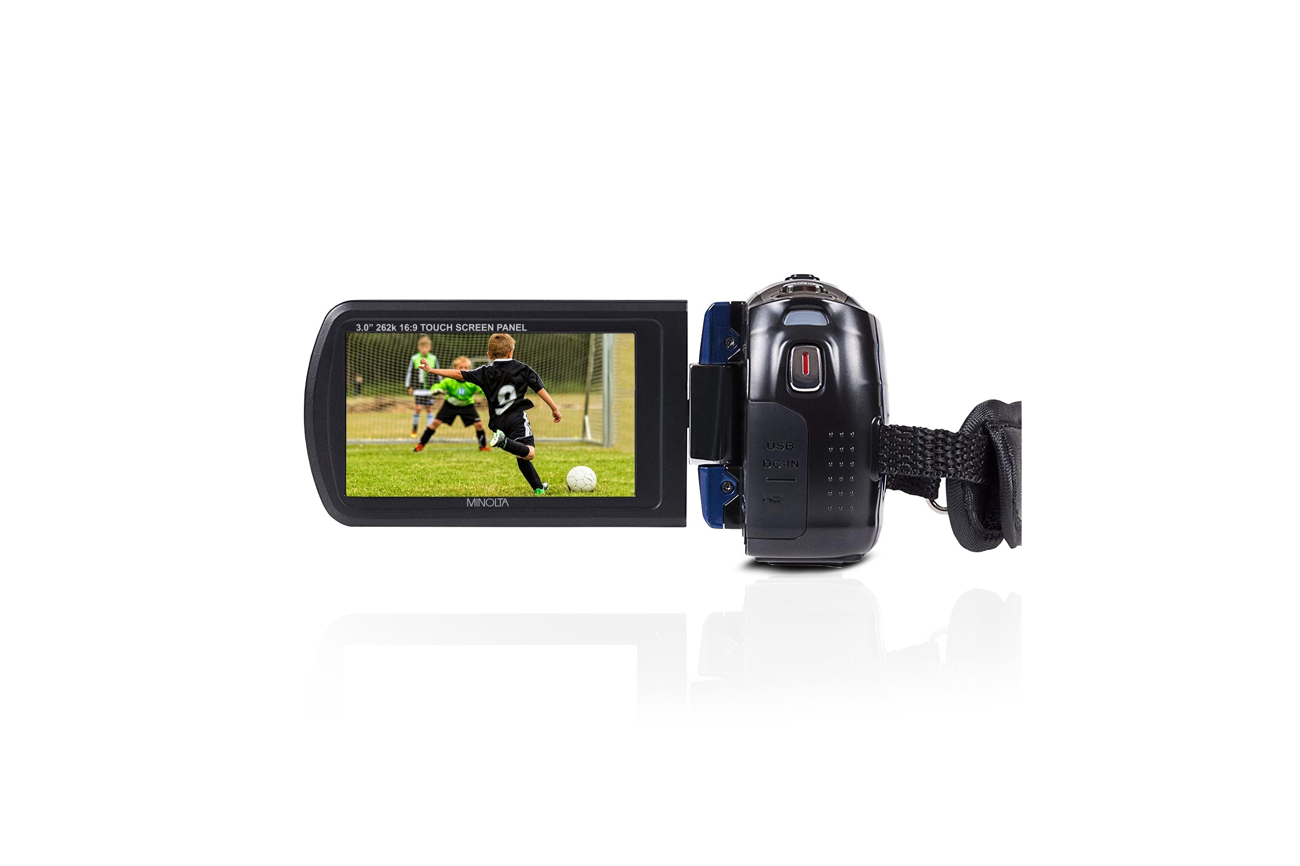 MINOLTA MN88NV 1080P FHD / 24 MP Night Vision  Camcorder (Blue)