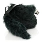 Shearling Small Knight Crossbody Bag Vine