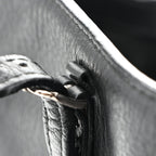 Veau Papier A6 Zip Around Tote Black