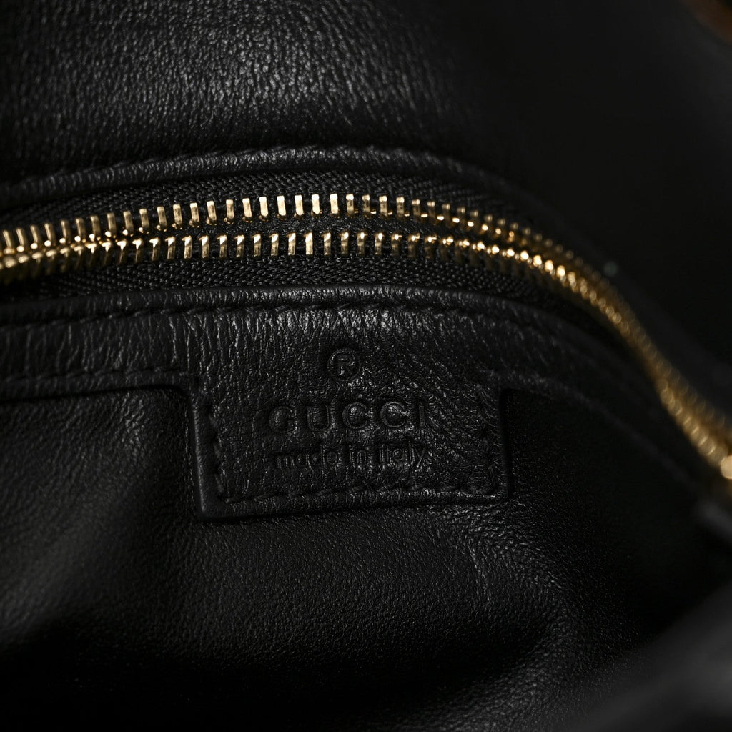 Roxy Calfskin Web Mini Blondie Shoulder Bag Blondie Black