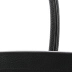 Drummed Calfskin Mini Luggage Black