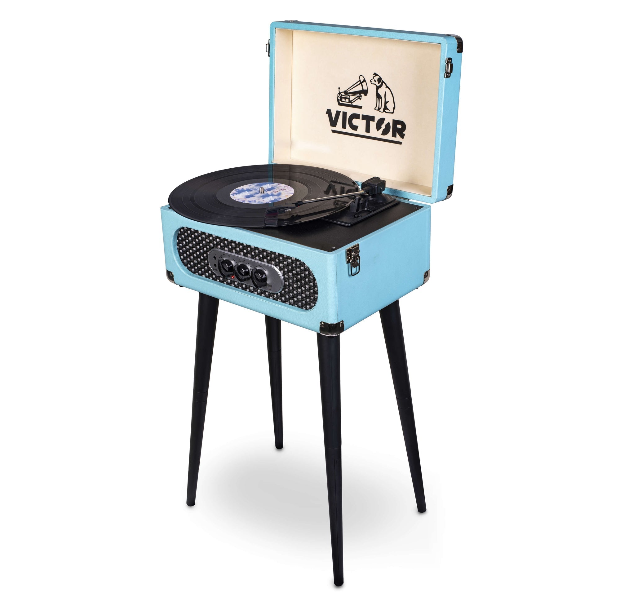 Victor Andover 5-in-1 Music Center with Chair-Height Legs