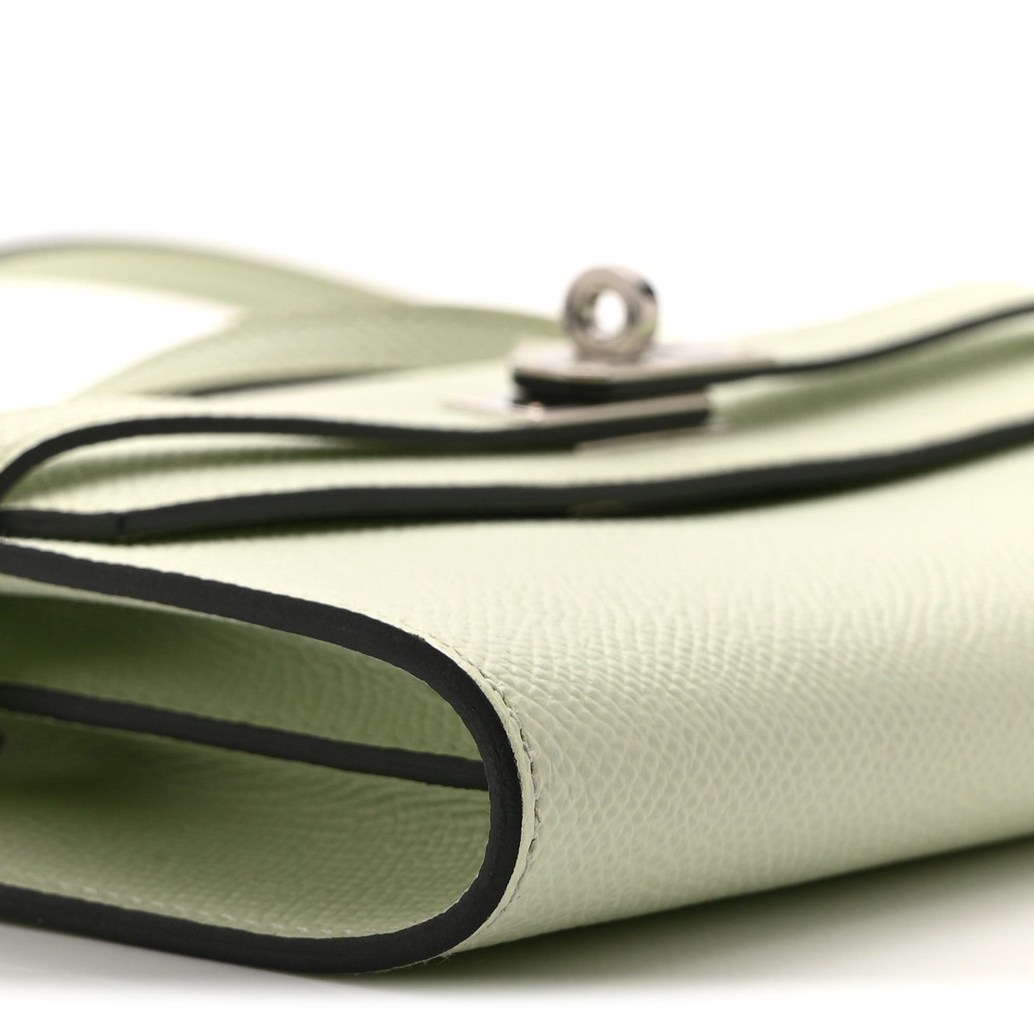 Epsom Kelly Wallet To Go Vert Fizz