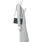 Lambskin Quilted Small Single Flap Bag Black