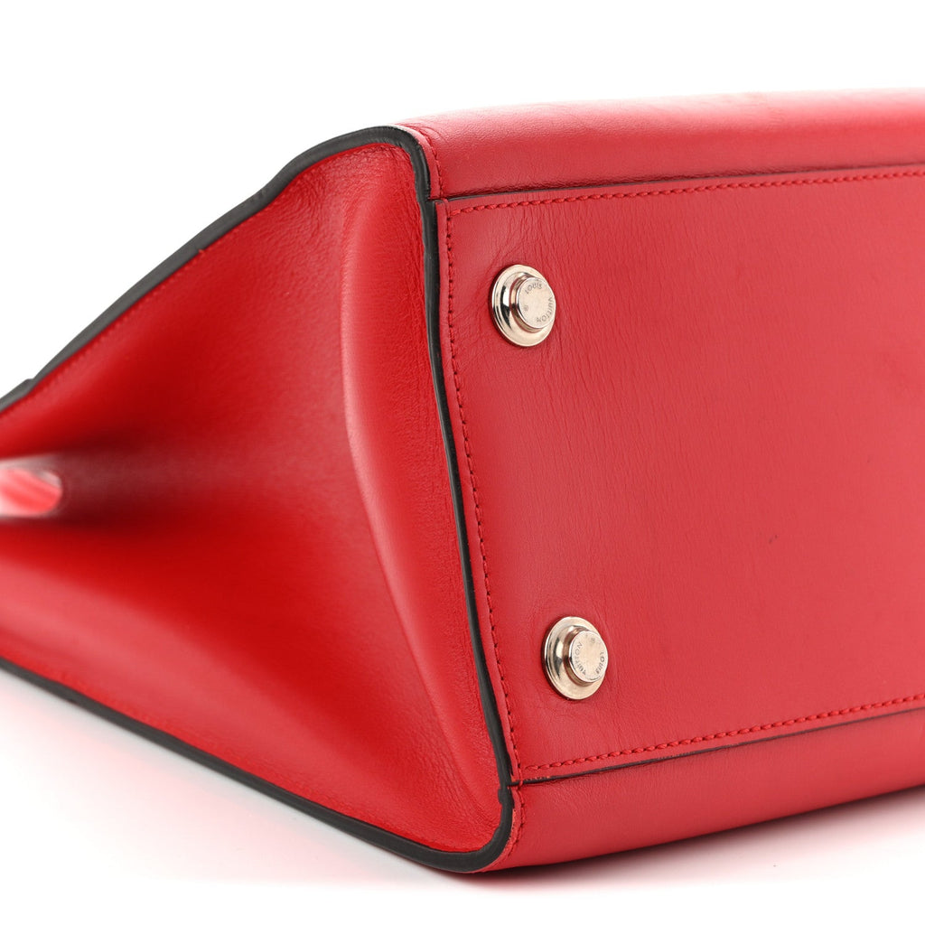 Veau Satin City Steamer MM Rubis