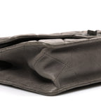 Washed Lambskin Jumbo Take Away Flap Grey