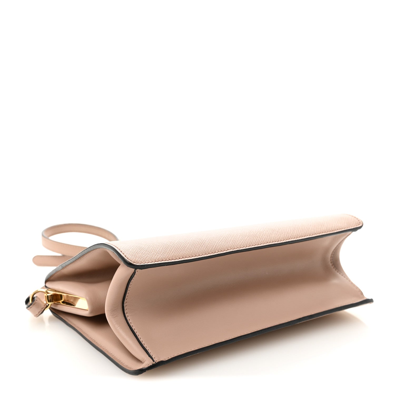 Saffiano City Calf Light Frame Bag Cammeo