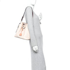 Calfskin Lockme Bucket Soie Quartz Calla