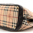 Haymarket Check Medium Golderton Tote Chocolate