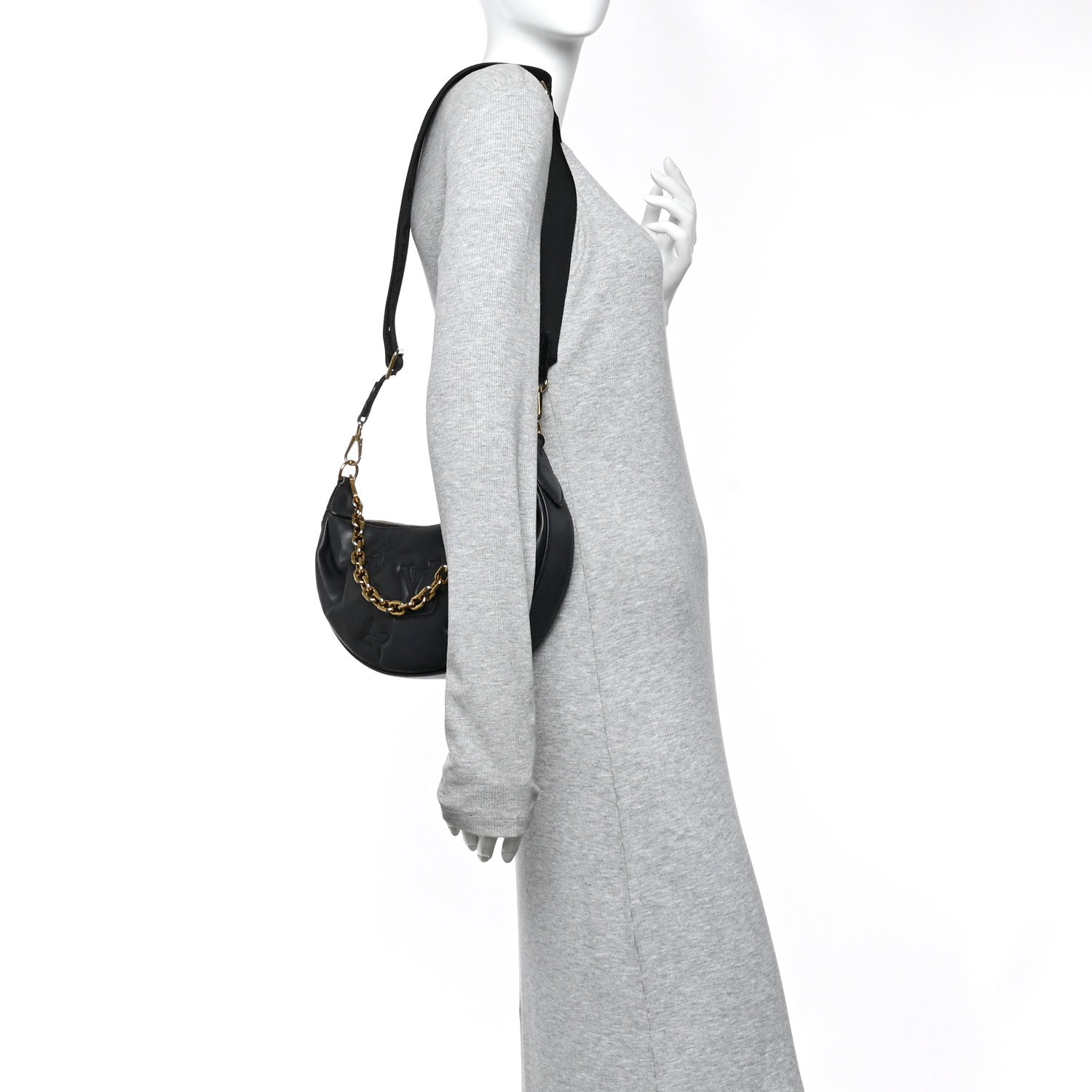 Calfskin Bubblegram Over The Moon Black
