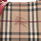Haymarket Check Colours Small Lorne Bucket Crossbody Poppy Red