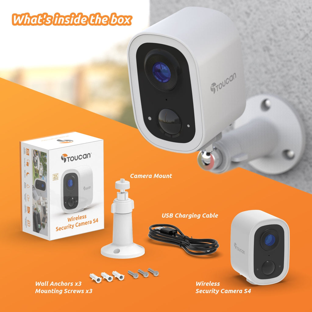 Toucan Wireless Security Camera S4
