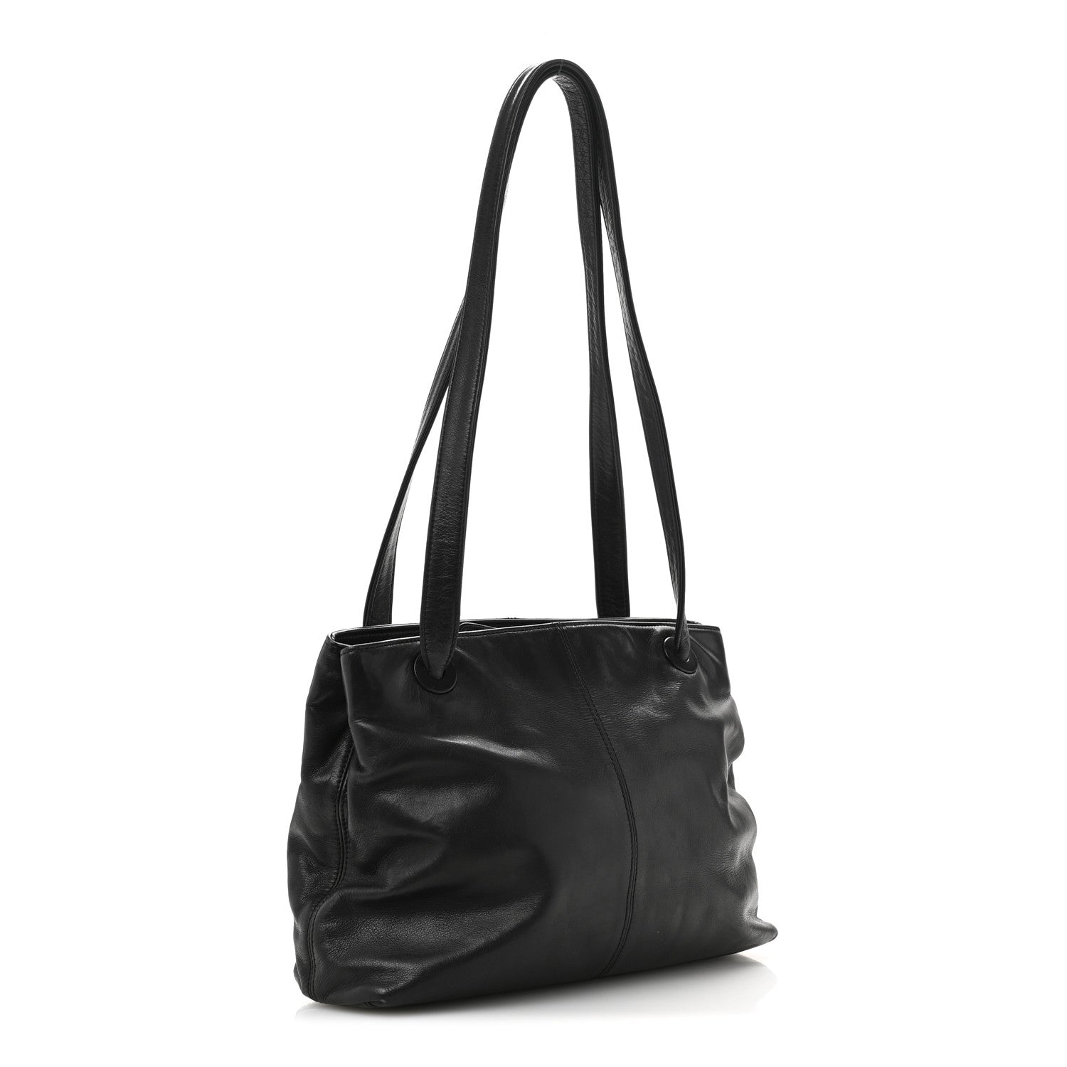 Lambskin CC Shoulder Bag Black