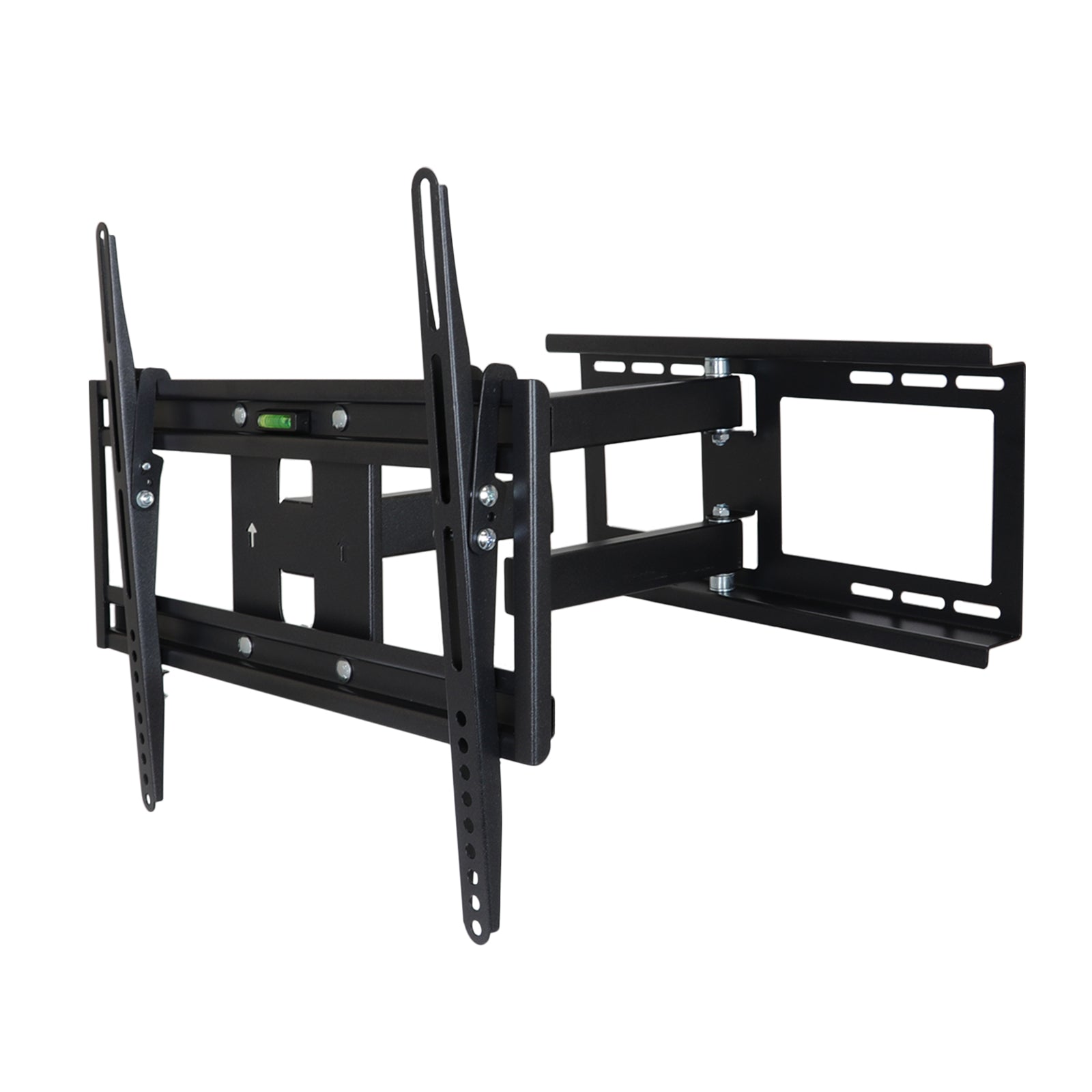 Full Motion Wall Mount with Bubble Level for 26 - 55 Inch LCD, LED, and Plasma Screens