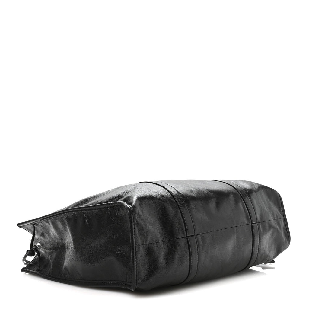 Soft Lux Large Shopping Tote Black