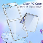 Entronix Case Compatible with Galaxy Z Flip 6 - [Hard Back] Clear Cover