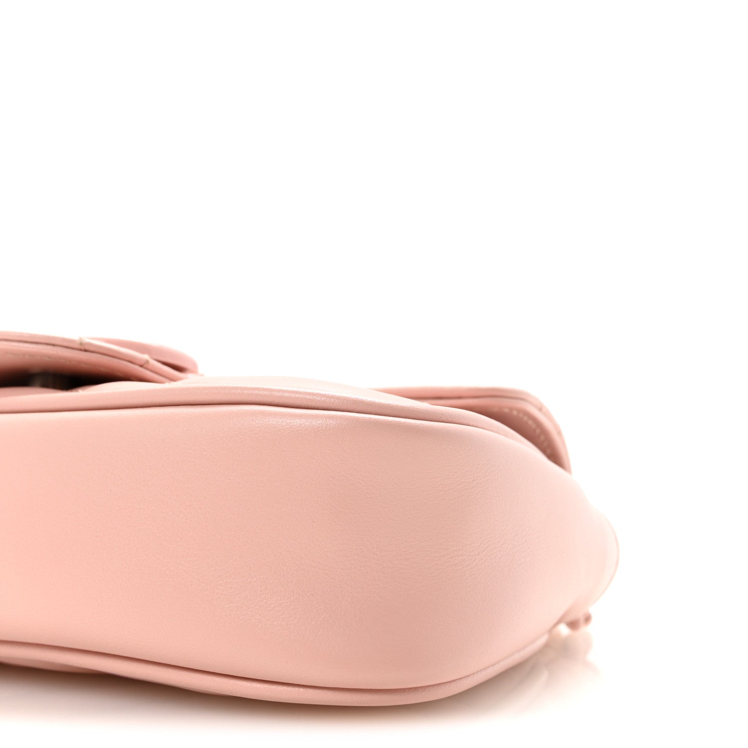 Calfskin Matelasse Monochrome GG Marmont Chain Belt Bag Perfect Pink