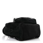 Canvas Signature Embroidered City Backpack Black
