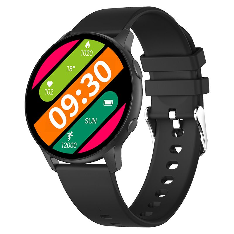 MX1 smart watch custom dial heart rate blood oxygen detection multi sport mode ring ZL02Dplus - -Powder glue+powder steel