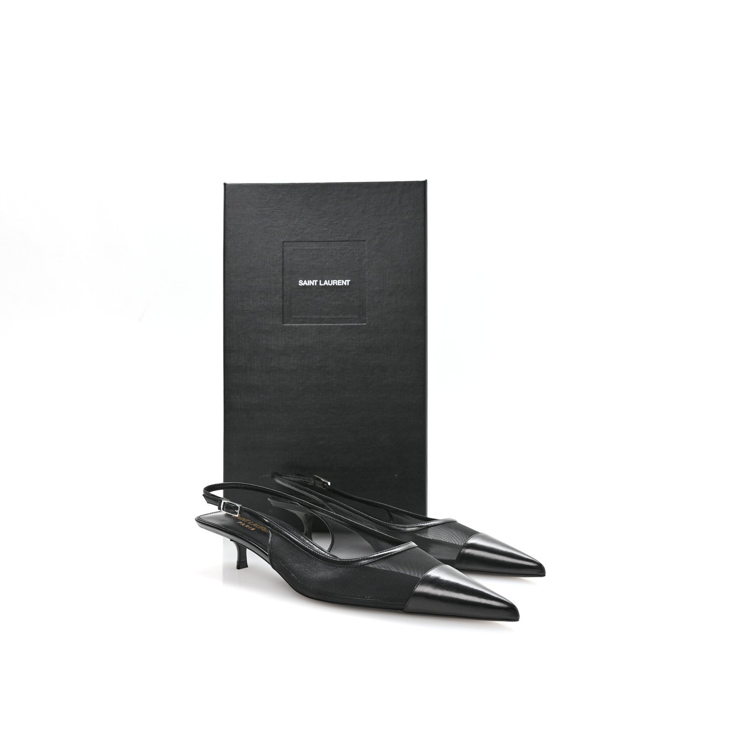 Mesh Oxalis Slingback 30 Pumps 38 Black