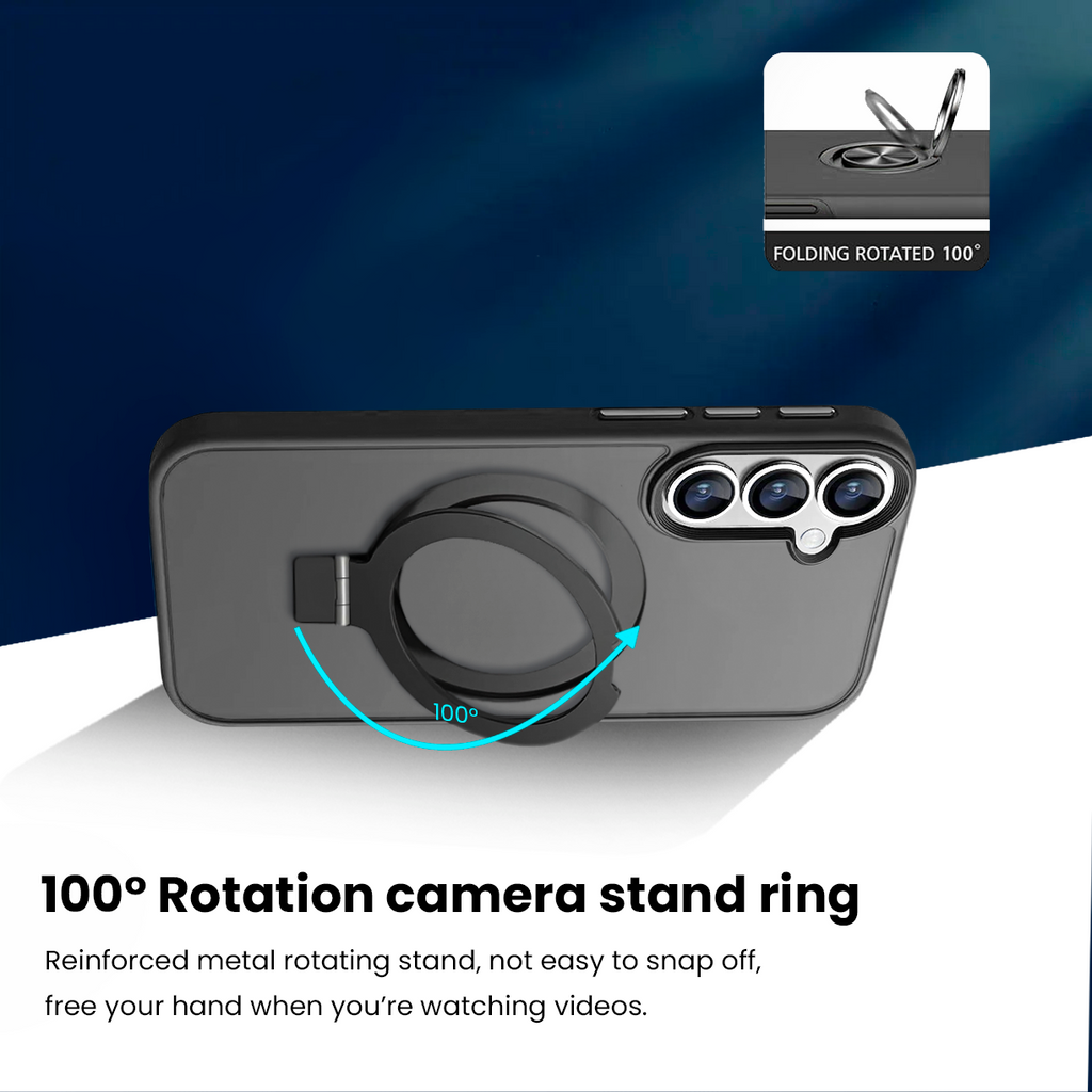 [DIS] Entronix [Magnetic] Case Compatible with Galaxy S26 - Translucent Frosted Matte Gripstand