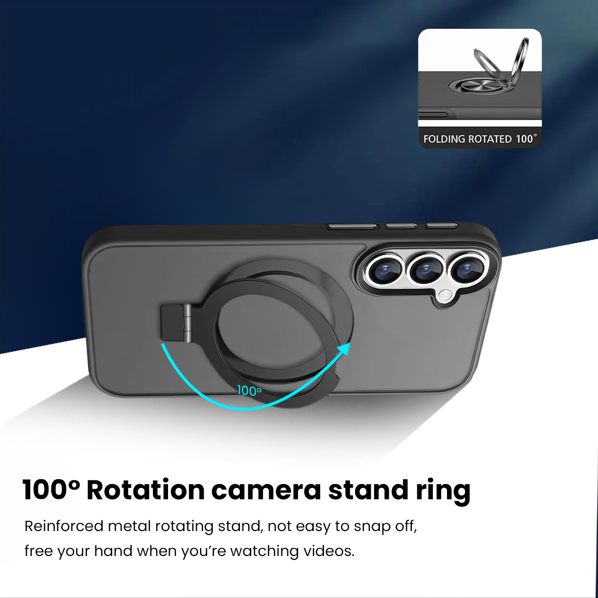[DIS] Entronix [Magnetic] Case Compatible with Galaxy S26 - Translucent Frosted Matte Gripstand