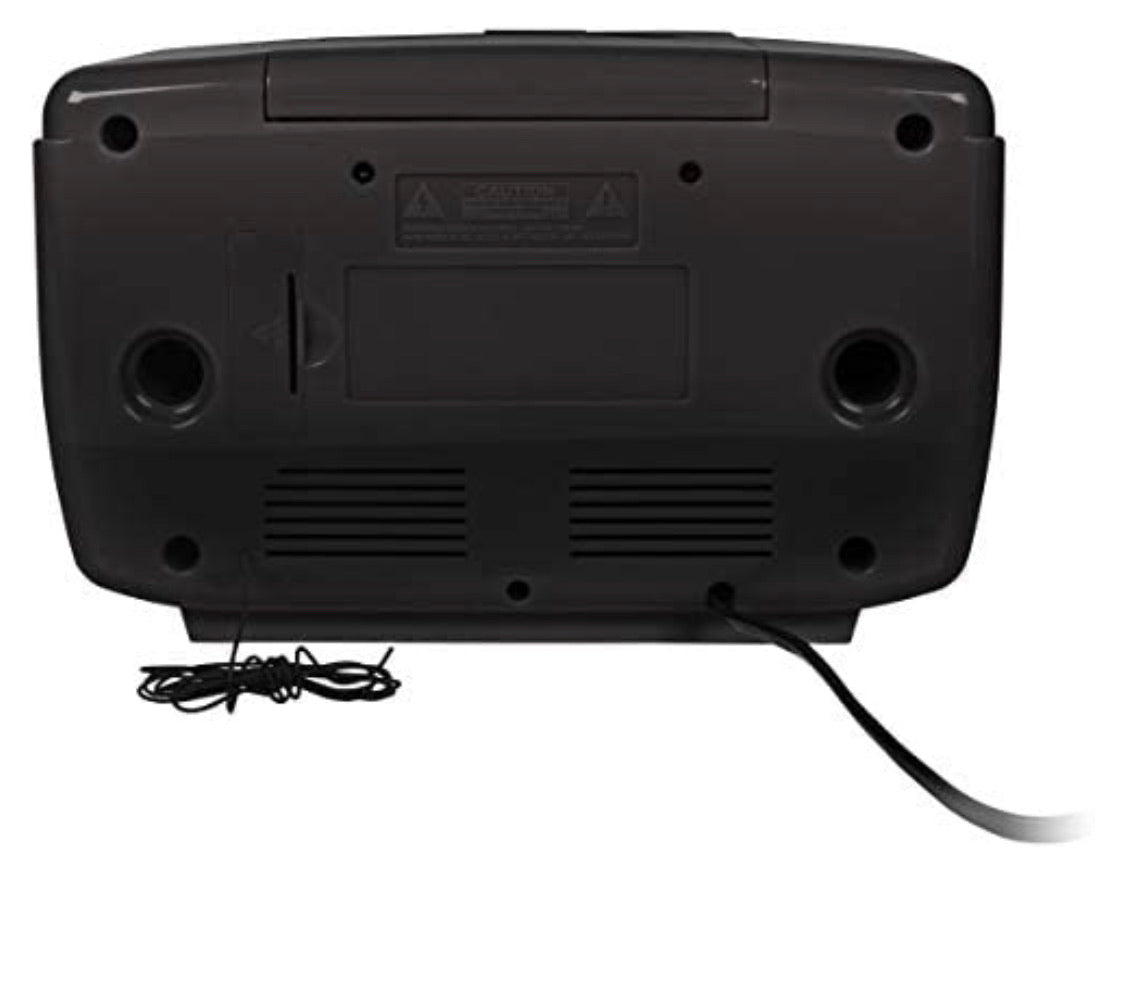 Crosley Corsair Tabletop Am/fm Bluetooth Radio With Cd Player And Dual Alarm Clock