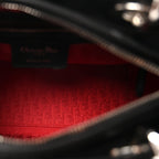 Lambskin Cannage Medium Lady Dior Black