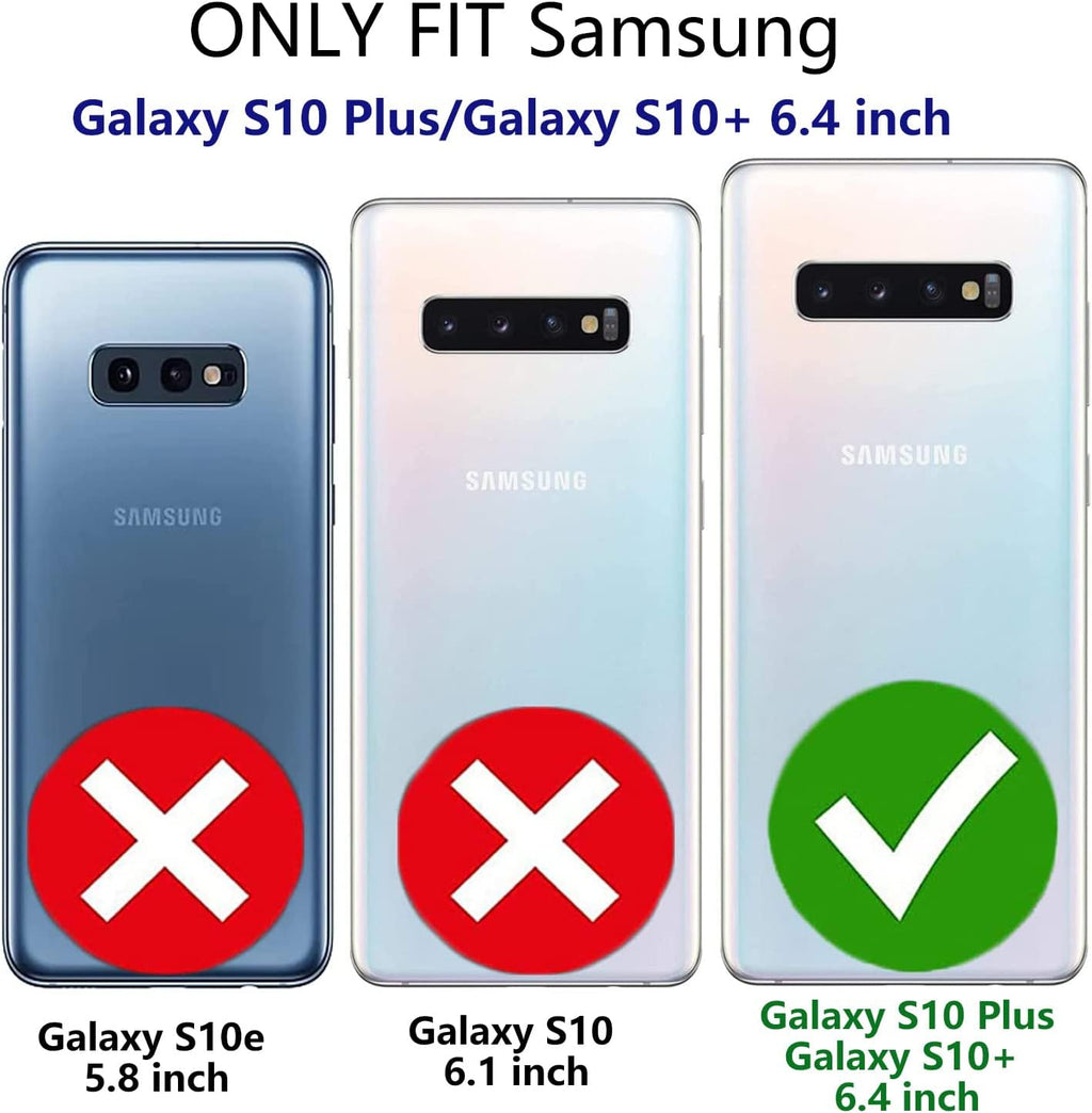 Entronix Case Compatible with Galaxy S10 Plus - Triple-Layer Heavy Duty Protection