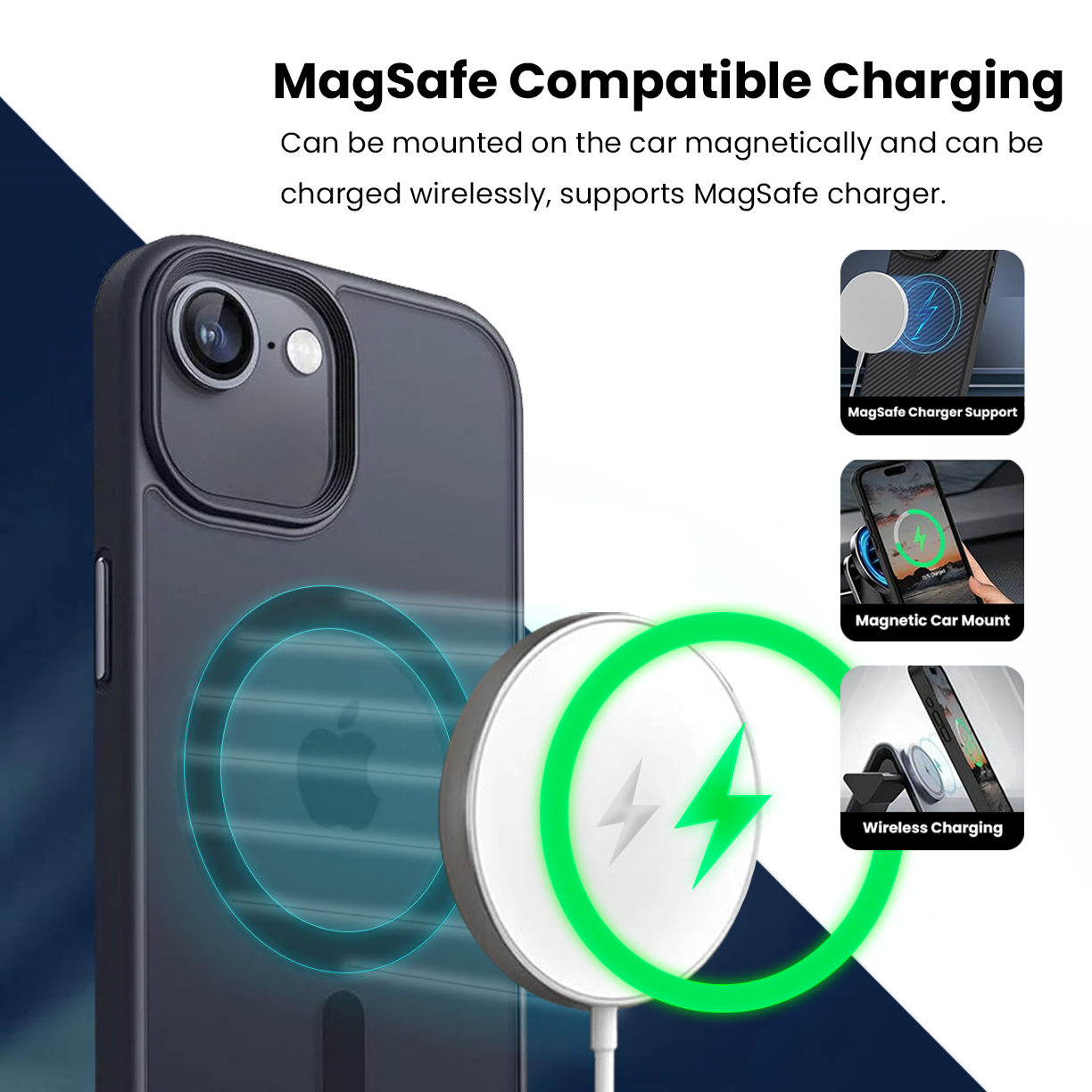 [DIS] Entronix [Magnetic] Case Compatible with iPhone 17e - Translucent Frosted Matte