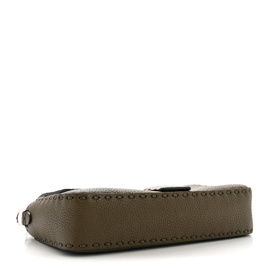 Cuoio Roma Sellerissima Nappa Sintetica Tape Stitch Baguette Wood