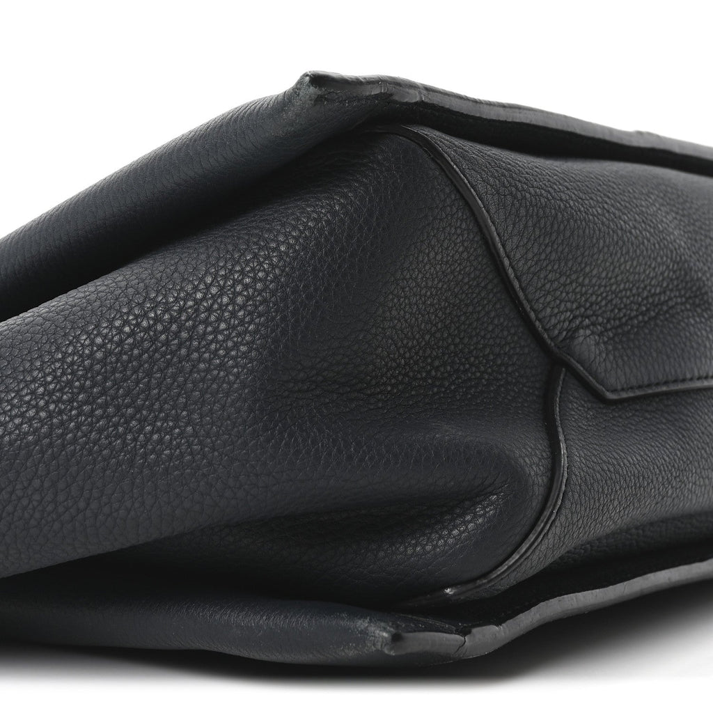 Smooth Calfskin Small Tri-Fold Bag Black