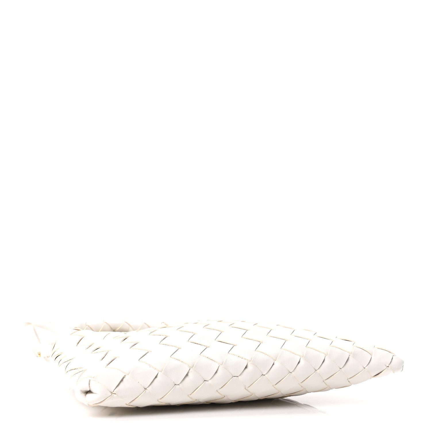 Calfskin Intrecciato Mini Hop White