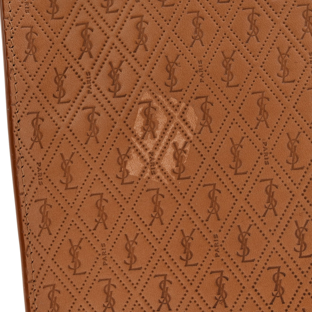 Calfskin Monogram Deli Paper Bag Vintage Beige