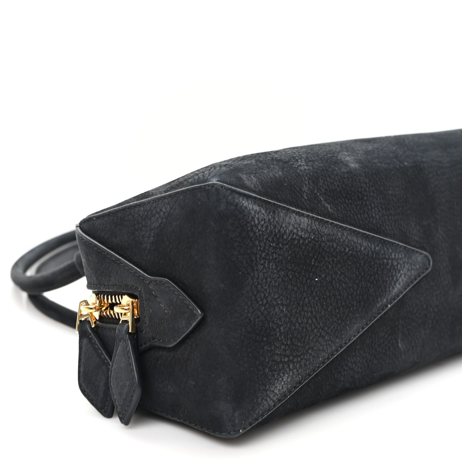 Nubuck Medium Le Teckel Bag Black Anthracite