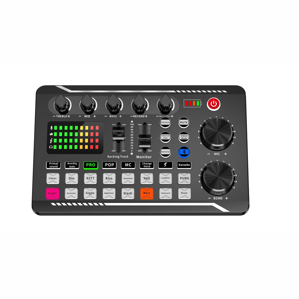 Digital Audio USB External Mono Sound Card Personal Entertainment Headset Live Stream For Pc; Live Stream; and Karaoke