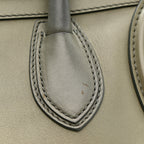 Smooth Calfskin Mini Luggage Almond