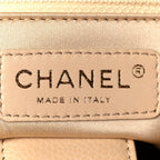 Caviar Quilted Petit Shopping Tote PST Beige Clair
