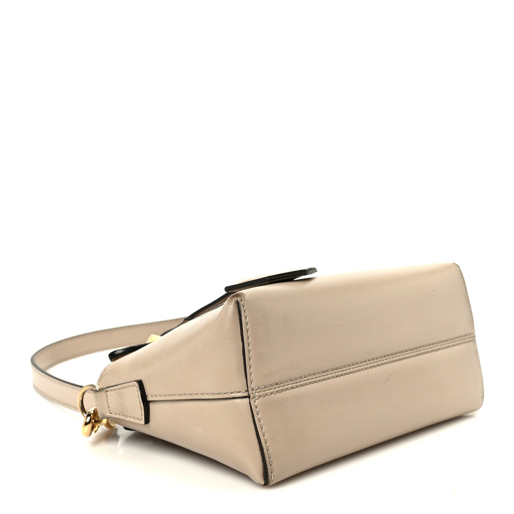 Vitello King Logo Embossed Mini By The Way Boston Bag Nuvola