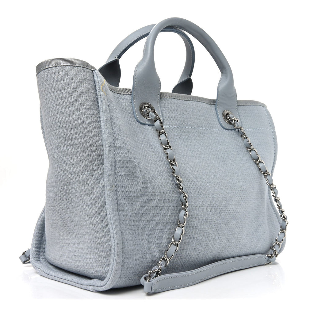 Mixed Fibers Small Deauville Tote Light Blue