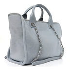 Mixed Fibers Small Deauville Tote Light Blue