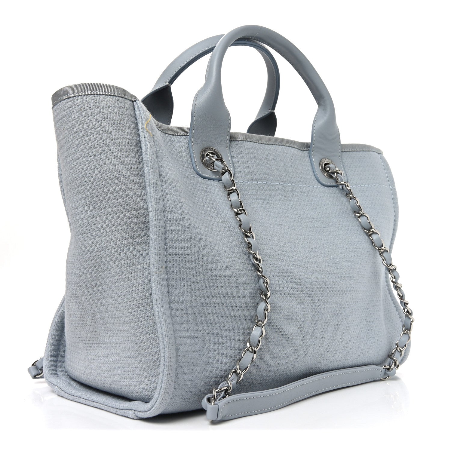 Mixed Fibers Small Deauville Tote Light Blue