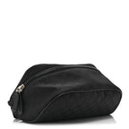Nylon Monogram Fanny Pack Belt Bag Black
