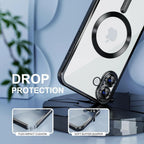 Entronix Bundle Compatible with iPhone 16 - [Magnetic] Luxury Glossy Case & 2 Clear Screen Protectors