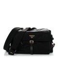 Re-Nylon Large Explore Messenger Bag Black