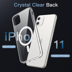 Entronix [Magnetic] Case Compatible with iPhone 11 - [Clear] Triple-Layer Heavy Duty Protection