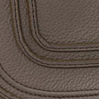 Calfskin Medium Marcie Satchel Cashmere Grey